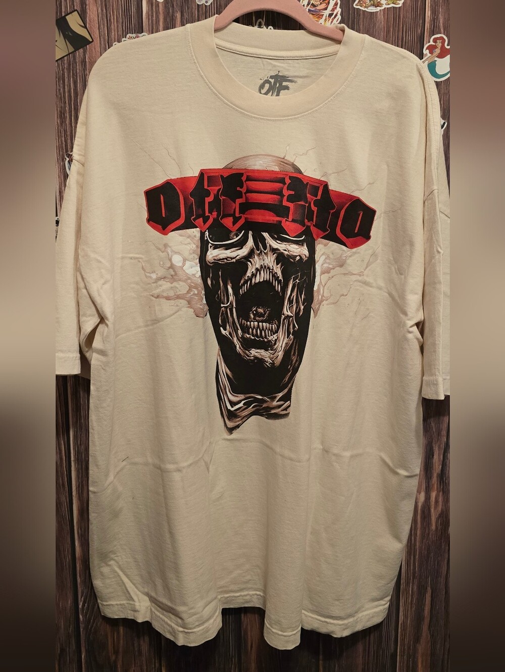 Lil Durk Internal Pain Graphic T-Shirt - Beige
